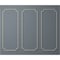 Ekena Millwork 28-in. W x 72-in. H Sussex Floral Panel Moulding Kit Triple Panel PMLKSU28X72C - alternate 10